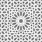 Islamic seamless vector pattern. White Geometric ornaments based on traditional arabic art. Oriental muslim mosaic