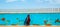 islamic woman walks near the graffiti on the wall, Dakhla