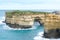 Island Arch Lookout. Scenic lookout in The Great Ocean Road, Australia