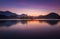 Island with Church in Bled Lake, Slovenia at Sunrise