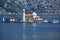 Island church in perast kotor bay montenegro