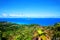 Island Cousin and Island Cousine seen from Island Praslin, Republic of Seychelles, Africa