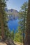 Island  Framed by Pines in an Alpine Lake
