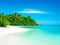 Island Hideaway: Mesmerizing Beach with Secluded Island