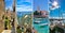 Island of Hvar tourist collage