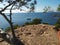 The island of ibiza with sea view. cala d`hort and Es Vedra