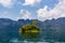 Island at Khao Sok National Park, Cheow Lan Lake, Thailand