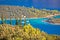 Island of Korcula hidden turquoise sailing bay