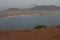 Island of La Graciosa Caleta de Sebo village and MontaÃ±a Clara islet in the background from Lanzarote.