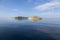 Island with lighthouse in National Park Kornati, Croatia.