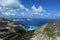 Island with nice clouds and seaside