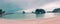 The island of Panagia and a rock next to it ,off the coast of Parga.Summer vibes.Panoramic