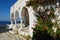 Island of Paros, arched passageway, Greece.
