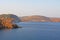 The Island of Patmos, Greece with Copy Space