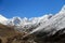 Island peak summit from nangkartshang of everest trek route