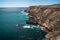 Island Rock at the cliffs of Kalbarri National Park, WA, Western Australia, Indian Ocean