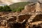 Island of Sardinia, Italy. Archaeological site Nuraghe of Palmavera