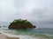 an island shaped like a turtle which is near the beach