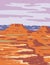 Island in the Sky in Canyonlands National Park Moab Utah WPA Poster Art