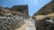 Island of Spinalonga in Crete Greece landmark. Ruins of an ancient fortress