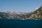 The island of St. George and the Island of Gospa od Skrpela in Kotor Bay, near Perast, Montenegro, against the backdrop