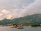 Island of Sveti Stefan, view from the beach of Crvena Glavica, a