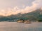 Island of Sveti Stefan, view from the beach of Crvena Glavica, a