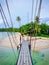 Island vibes, Vacation and beach time, wooden bridge, Thailand, Asia