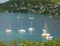 Island visitors moored at port elizabeth, bequia