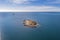 Islands Fenoliga and Porer, wonderful aerial view from Cape Kamenjak, Premantura, Istria, Croatia