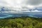 Islands and lagoon of Tahaa and Bora Bora from Raiatea