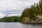 Islands in Linnansaari National Park in Finland