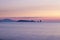 islands from pals beach at sunrise