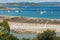 ISLAS CIES, VIGO, SPAIN - SEPTEMBER 16, 2017: View of the Playa