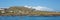 Isle of Iona Scotland uk Inner Hebrides Scottish island off coast of Mull west Scotland panorama
