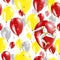 Isle of Man Independence Day Seamless Pattern.
