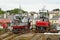 Isle of Man United Kingdom. The ship repair yard. Ramsey Town.