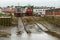 Isle of Man United Kingdom. The ship repair yard. Ramsey Town.