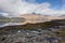 Isle of Mull Scotland UK beautiful Loch Scridain with view to Ben More and Glen More mountains