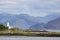 Isle Ornsay Lighthouse On Eilean Sionnach, Isle Of Skye, Scotland.