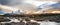 Isle of Skye - Cuillin Mountains in winter scenery seen from Sligachan