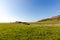 Isle of Wight landscape, St Catherine`s Lighthouse area in sunny