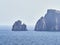 Islets and faraglioni of the Aeolian islands, Sicily, Italy