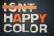 Isnt happy color
