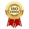 ISO 14001 certified - quality standard golden seal