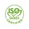 ISO 14001 certified stamp