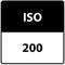 ISO 200 camera icon set