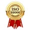 ISO 22000 standard certified rosette - Food safety