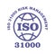 ISO 31000 stamp sign - guidance on risk management standard