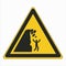 ISO 7010 Standard Icon Pictogram Symbol Safety Sign Warning Danger Unstable cliff